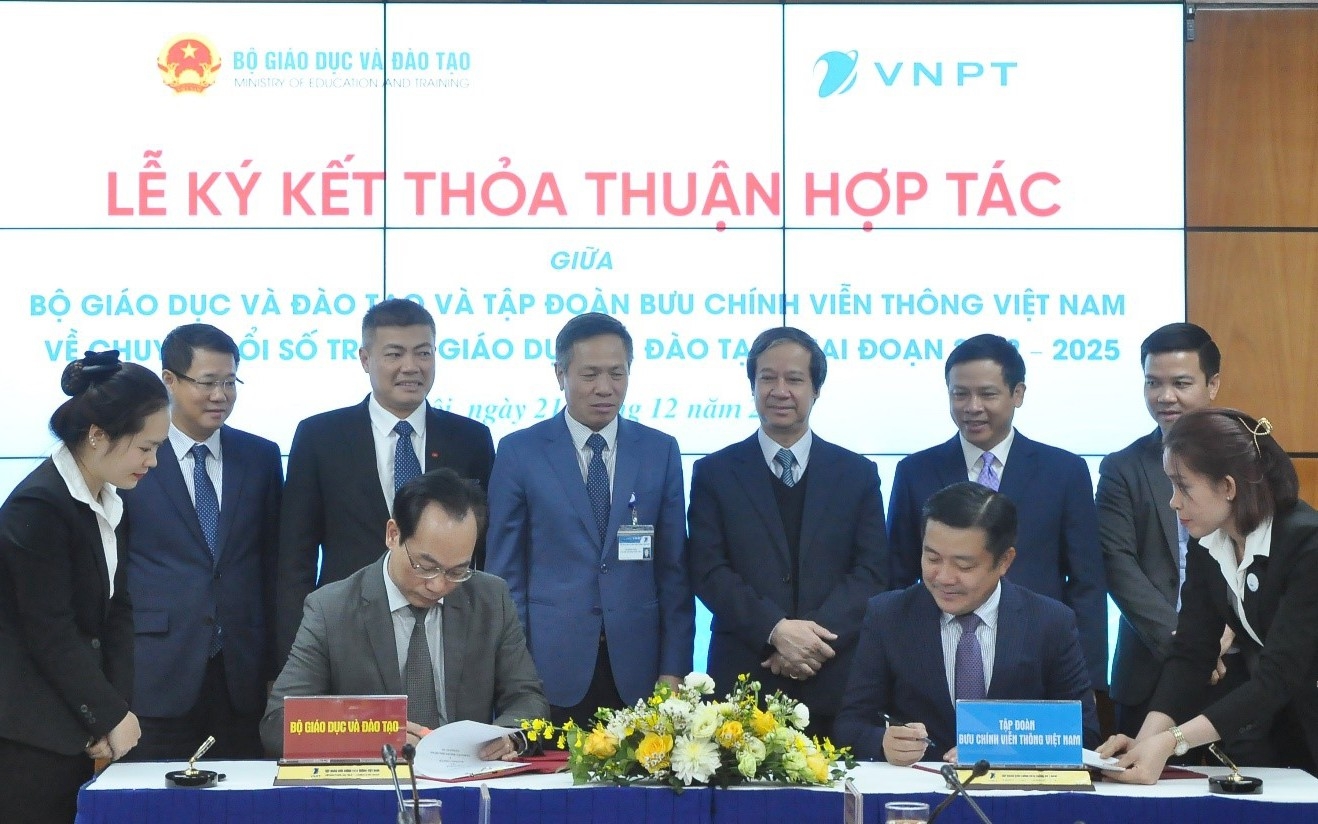 Hợp tác với VNPT, ngành GD&ĐT chuyển đổi số theo chiều sâu