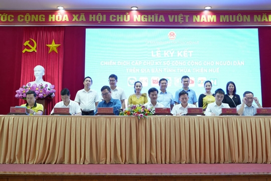 Thừa Thiên - Huế triển khai chiến dịch cấp phát chữ ký số cho toàn dân