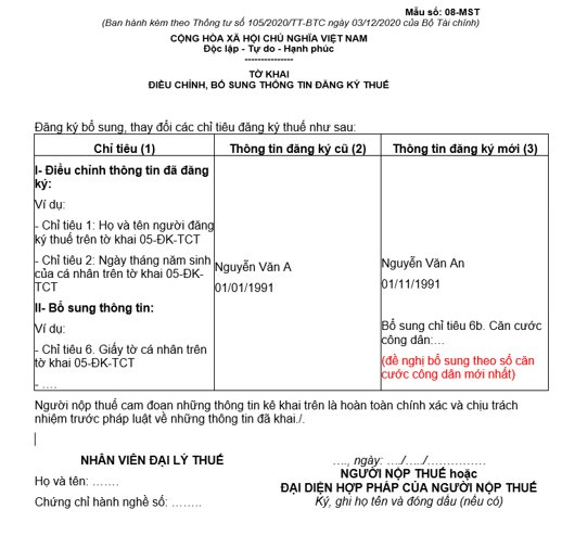 Hướng dẫn cập nhật thông tin Căn cước công dân trong đăng ký thuế- Ảnh 13.