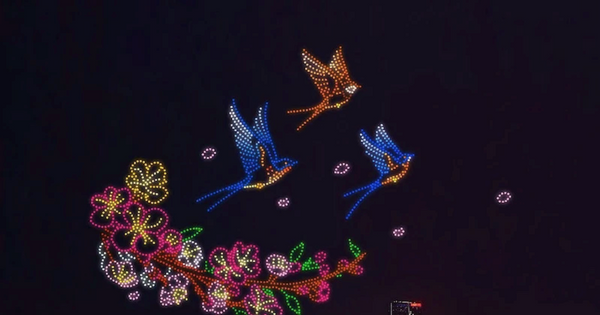 2025 drone sẽ tỏa sáng trong chương trình Hòa nhạc ánh sáng tại hồ Tây