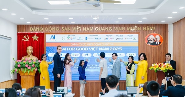 Khởi động "AI for Good Việt Nam 2025" thúc đẩy niềm yêu thích công nghệ cho học sinh