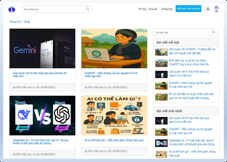 Hướng dẫn sử dụng Cổng Thông tin bình dân học vụ số tỉnh Lai Châu - Ảnh minh hoạ 4